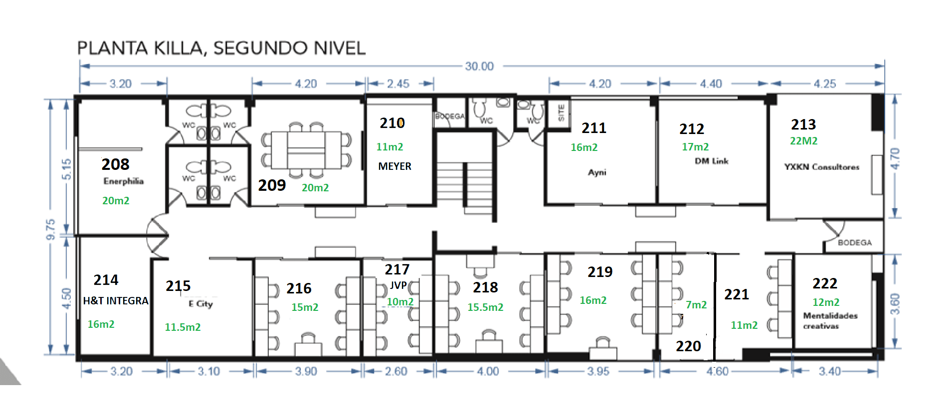 Plano — Segundo piso